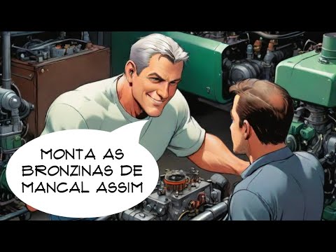 Sabe posicionar as bronzinas de mancal no Dodge V8 318?