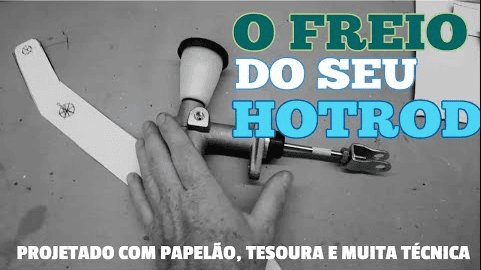 FREIO BEM SIMPLES E MUITO EFICIENTE PROJETADO COM PAPELÃO, TESOURA E CANETA, DIRETO NA BANCADA