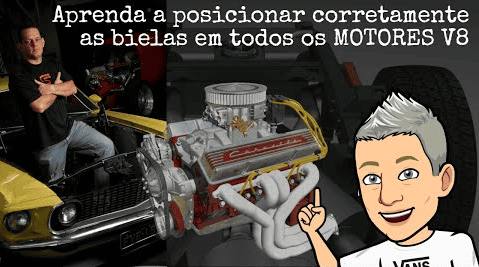 SABENDO DISSO VOCÊ NÃO CORRE O RISCO DE FUNDIR SEU MOTOR V8 POR POSICIONAMENTO ERRADO DAS BIELAS
