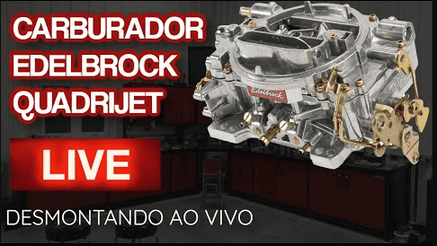 CARBURADOR EDELBROCK QUADRIJET – APROVEITAMOS A REVISÃO NO T-BUCKET E REFORMAMOS ELE, AO VIVO.