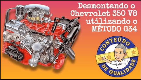VOCÊ NÃO PODE SAIR DESMONTANDO TUDO. ATÉ PARA ISSO HÁ UM MÉTODO. ASSISTA NO CHEVROLET V8 350