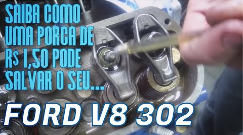 MOTOR FORD V8 302: UMA PORCA DE R$ 1,50 PODE SALVAR O MOTOR DE SEU FORD MAVERICK/GALAXIE/ETC