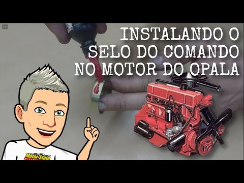 APRENDA COMO INSTALAR O SELO DO COMANDO NO MOTOR CHEVROLET OPALA 4 E 6 CILINDROS