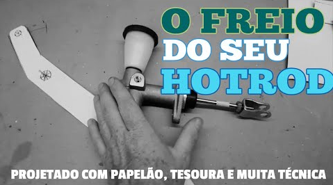 COM PAPELÃO, TESOURA E UMA RÉGUA, VOCÊ PROJETA UM FREIO DE HOTROD SIMPLES, MAS EFICIENTE AO MÁXIMO