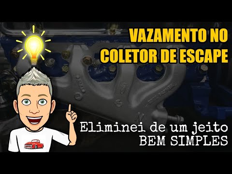 TESTAMOS E APROVAMOS OUTRA MANEIRA DE RESOLVER UM VAZAMENTO NO COLETOR DE ESCAPE DO MOTOR V8