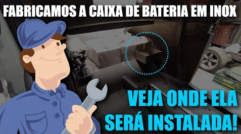 CAIXA DE BATERIA PARA HOT ROD FABRICADA EM INOX PELO MESMO FORNECEDOR DO TANQUE DE COMBUSTÍVEL