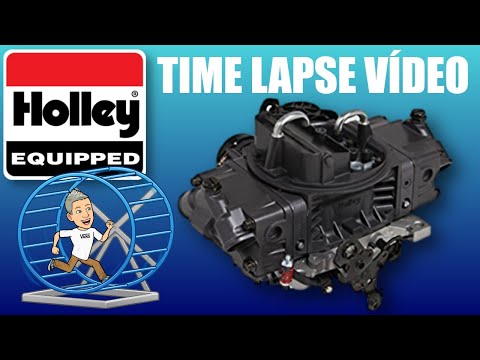 TIME LAPSE DA LIMPEZA E MONTAGEM DE UM CARBURADOR HOLLEY QUADRIJET MARINIZADO