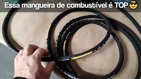 NA CONSTRUÇÃO DO HOTROD, CHEGANDO NA LINHA DE COMBUSTÍVEL, UTILIZE ESSA MANGUEIRA E FIQUE TRANQUILO