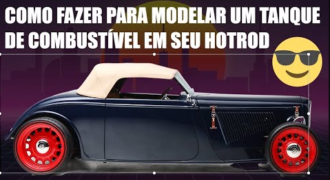 MODELANDO UM TANQUE DE HOTROD: O PAPEL DO PAPELÃO E FITA ADESIVA EM UMA HOT ROD SHOP