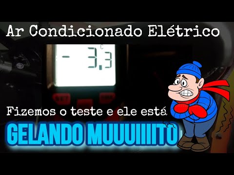 COMPRESSOR ELÉTRICO MAIS EVAPORADORA MONSTRO = TEMPERATURA BEM BAIXA NO FORD MAVERICK