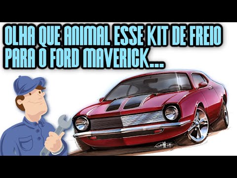 NÃO ADIANTA ANDAR E NÃO CONSEGUIR FREAR. OLHA ESSE KIT DE FREIO QUE INSTALEI NO FORD MAVERICK V8:
