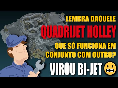 A ÚNICA SOLUÇÃO FOI TRANSFORMAR O QUADRIJET HOLLEY 9776 EM BI-JET