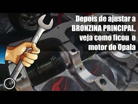 O MOTOR 6 CILINDROS DO OPALA 6 ESTAVA COM O VIRABREQUIM TRAVANDO, MAS CONSEGUI RESOLVER