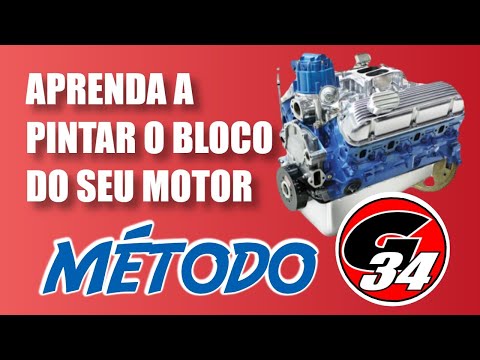 PINTANDO SEU MOTOR FORD 302 V8 DESSA MANEIRA, A TINTA DO MOTOR NÃO DESCASCA E FICA BRILHANTE!