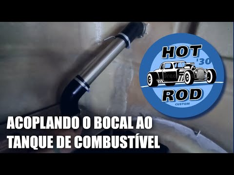 CONSTRUÇÃO DE HOTRODS – ACOPLANDO O BOCAL AO TANQUE DE COMBUSTÍVEL UTILIZANDO TUBO DE DUAS POLEGADAS