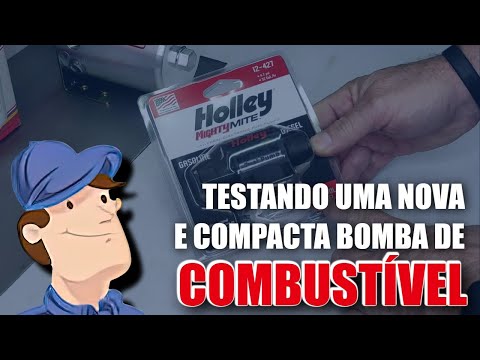 BOMBA DE COMBUSTÍVEL HOLLEY PARA CARBURADORES – PELA PRIMEIRA VEZ INSTALANDO E TIRANDO A PROVA DOS 9