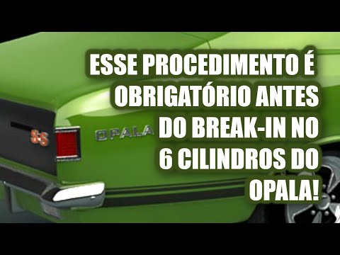 MOTOR CHEVROLET OPALA SEIS CILINDROS – NÃO ESQUEÇA DE FAZER ISSO ANTES DA PRIMEIRA PARTIDA