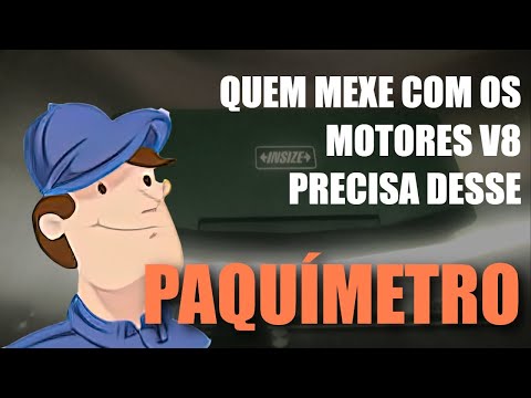 UM PAQUÍMETRO BEM LEGAL, PRINCIPALMENTE PARA QUEM MEXE COM MOTORES V8 AMERICANOS. UMA MÃO NA RODA