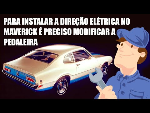 DIREÇÃO ELÉTRICA NO FORD MAVERICK V8 – MODIFICAÇÕES FEITAS NA PEDALEIRA DO FORD