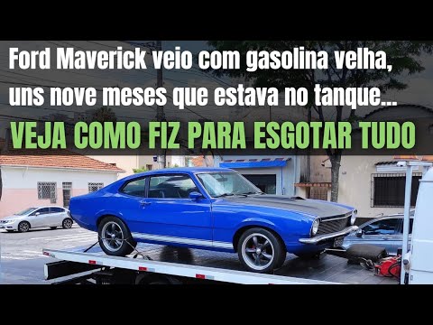 FORD MAVERICK 302 V8 – COMO FAZER PARA ESGOTAR TOTALMENTE O TANQUE DE QUALQUER CARRO