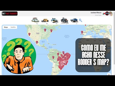MAPA DOS HOT RODDERS – COMO ENCONTRAR UM RODDER E MANDAR UMA MENSAGEM PRA ELE