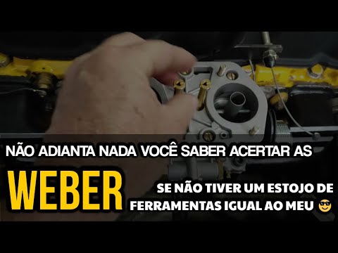 CARBURADORES WEBER 40 – VEJA O ESTOJO COM AS FERRAMENTAS PARA PODER FAZER UM ACERTO ADEQUADO