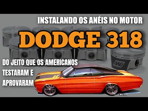MOTOR DODGE V8 318 – MONTANDO OS ANÉIS NO PISTÃO SEGUINDO O MÉTODO G34