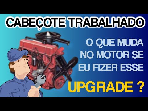 MOTOR DE OPALA 6 CILINDROS COM CABEÇOTE TRABALHADO – VEJA O QUE VOCÊ GANHA COM ISSO