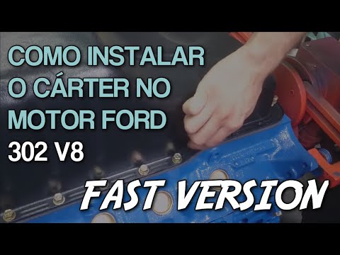 MOTOR FORD 302 V8 – APRENDA A INSTALAÇÃO DO CÁRTER PELO MÉTODO PASSO A PASSO G34