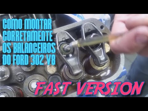 MOTOR FORD 302 V8 – APRENDA PASSO A PASSO A MANEIRA CORRETA DE MONTAR OS BALANCEIROS