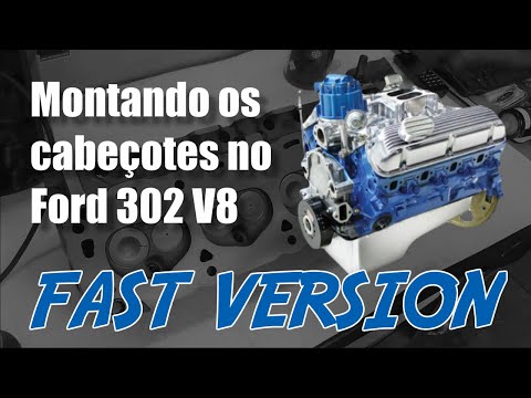 MOTOR FORD 302 V8 – APRENDA A INSTALAR OS CABEÇOTES DA MANEIRA CORRETA USANDO O MÉTODO G34
