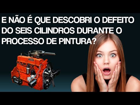 MOTOR CHEVROLET 6 CILINDROS – SEGUINDO UM MÉTODO DE MONTAGEM, VOCÊ DETECTA PROBLEMAS ATÉ NA PINTURA