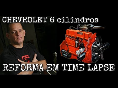 Chevrolet 6 Cilindros 250S, TIME LAPSE VIDEO da Montagem do Motor